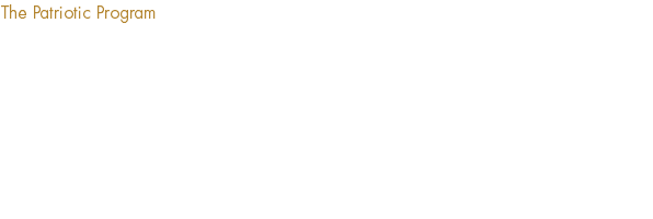 The Patriotic Program is suitable for Veteran's Day and Memorial Day, and consists of well-known marches, appropriate hymns, and popular patriotic arrangements such as God Bless the USA, Hymn to the Fallen, and a rousing Medley of each Service's distinct song. Audience Comments: "The Desert Brass program brought tears to our eyes." "The Desert Brass music made our service the most memorable ever." 