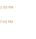 December 1 3:00 PM December 8 7:00 PM 